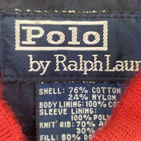 ポロバイラルフローレン Polo by RALPH LAUREN 90S キルティングダウンジャケット メンズ import:M